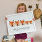 Personalised animal family print