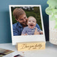 Personalised Father's Day Wooden Photo Holder