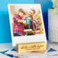 Personalised Father's Day Wooden Photo Holder