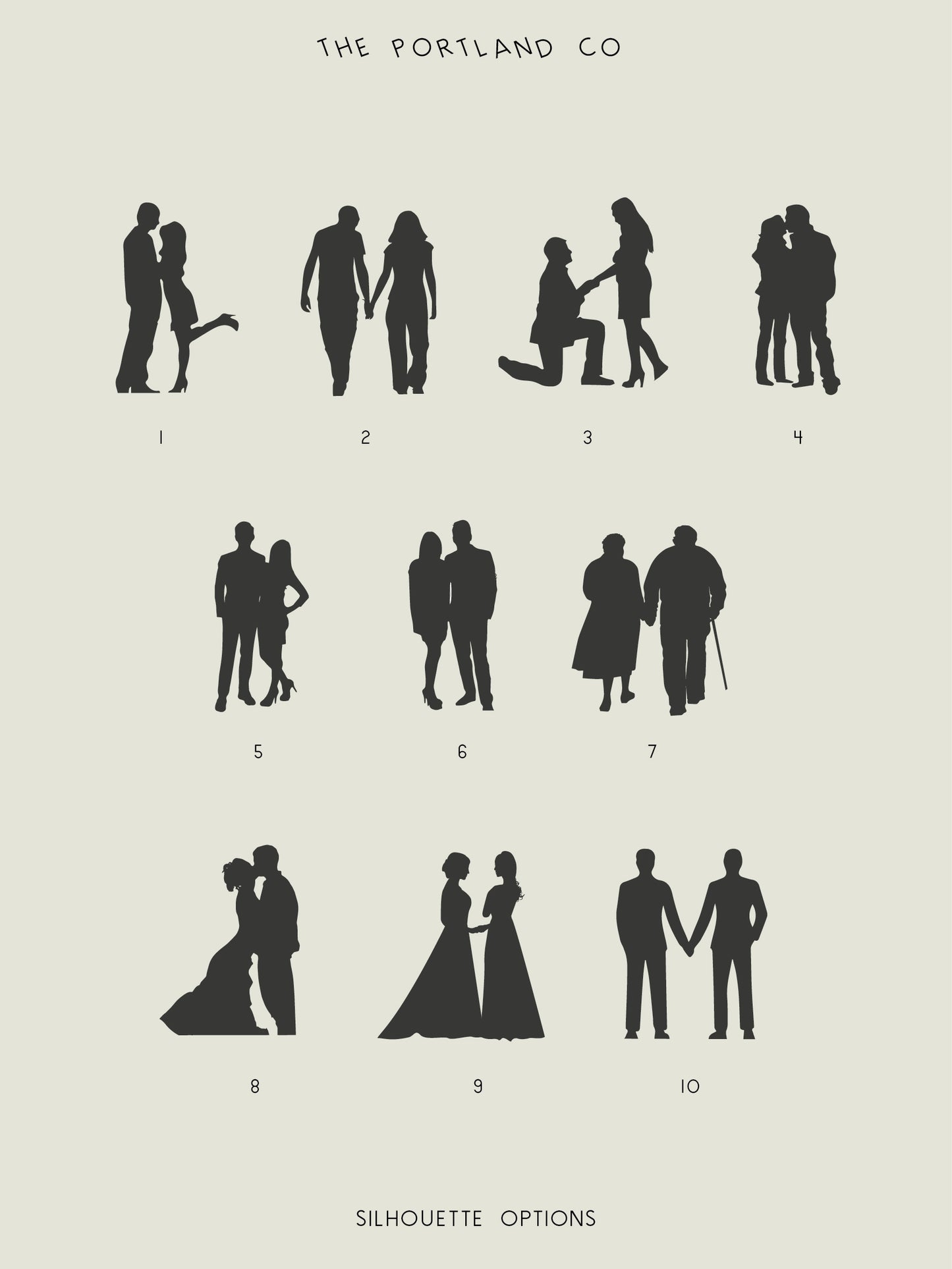 Personalised Couples Anniversary Papercut Style Print