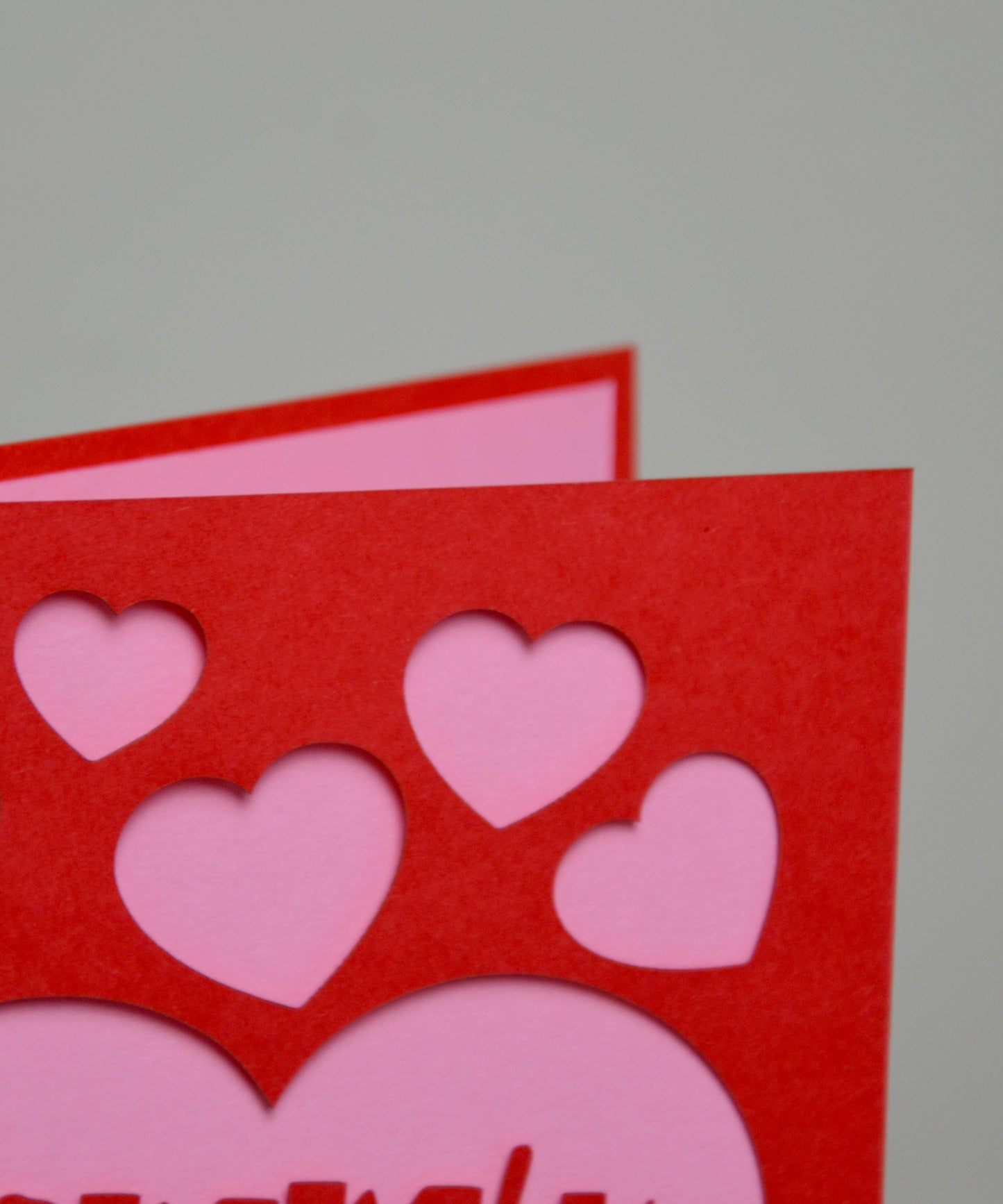 Papercut Love Heart Card