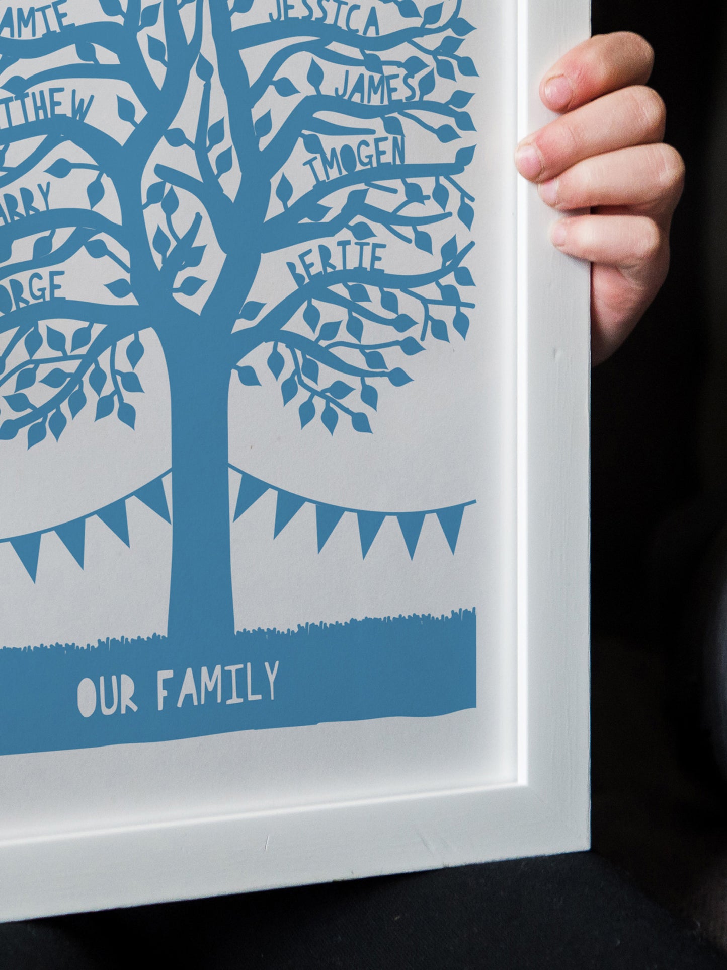 Personalised My Family Tree Print