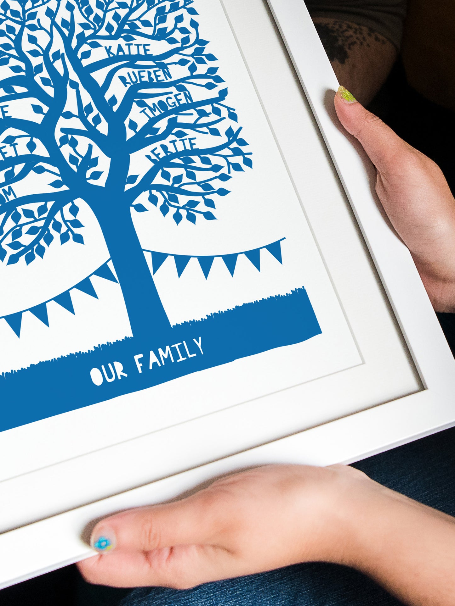 Personalised My Family Tree Print