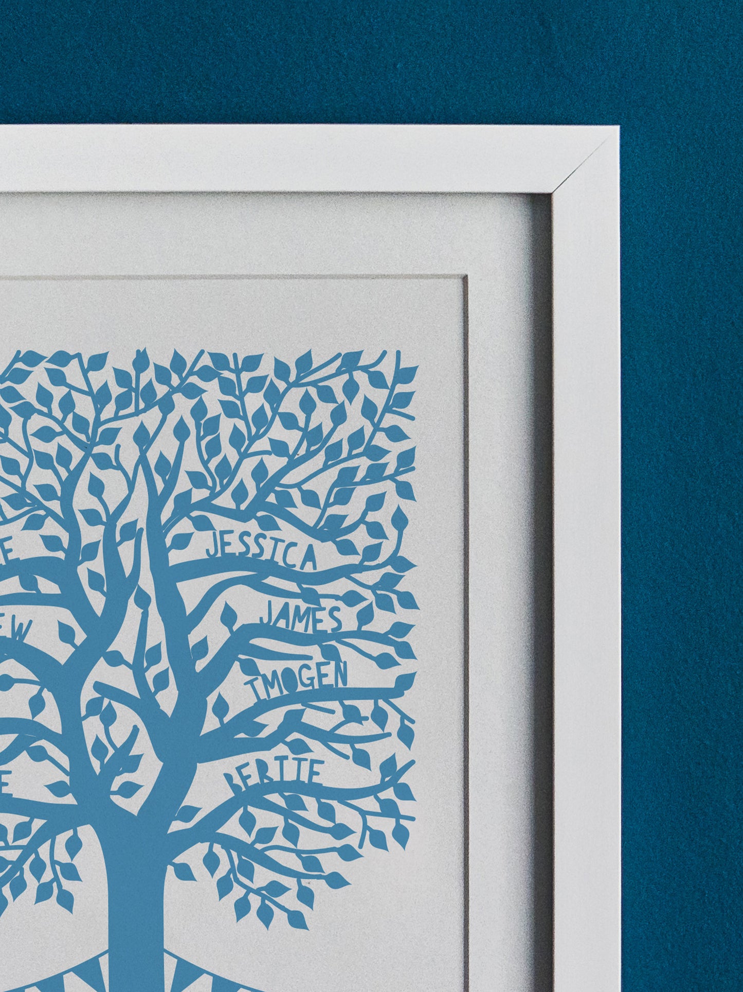 Personalised My Family Tree Print