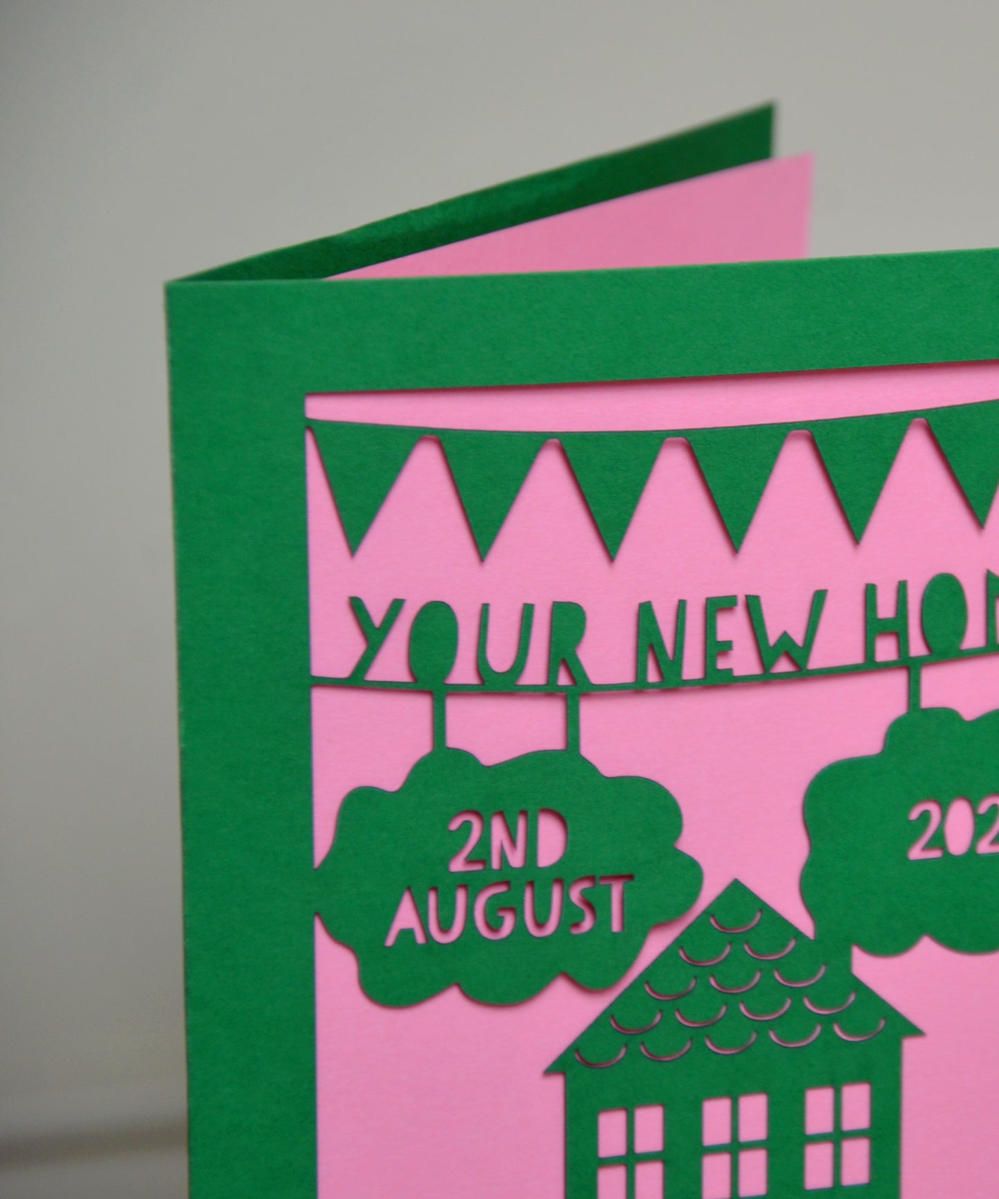 New Home Laser Cut Greeting Card