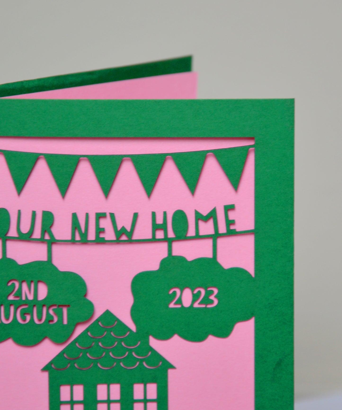 New Home Laser Cut Greeting Card