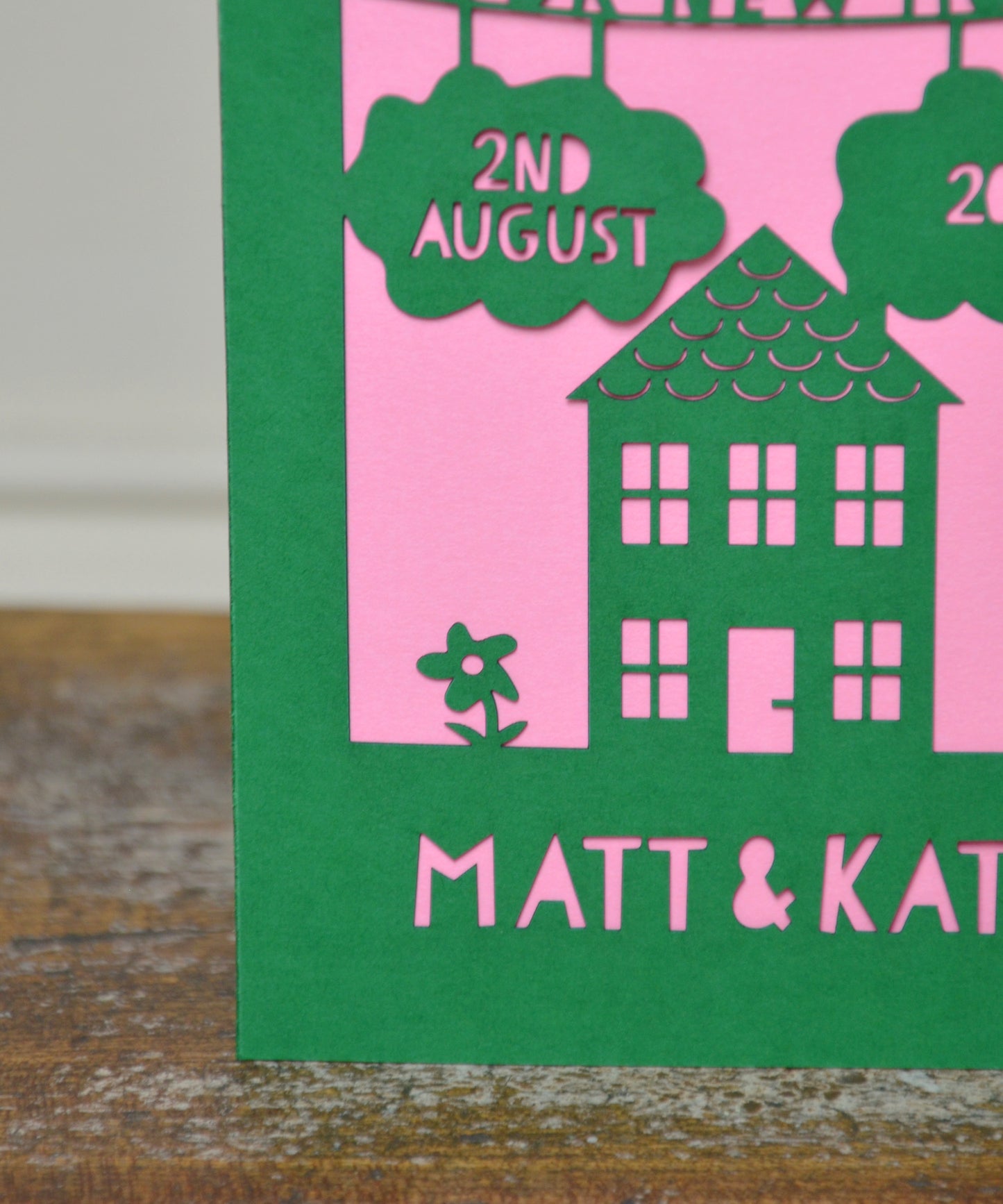 New Home Laser Cut Greeting Card