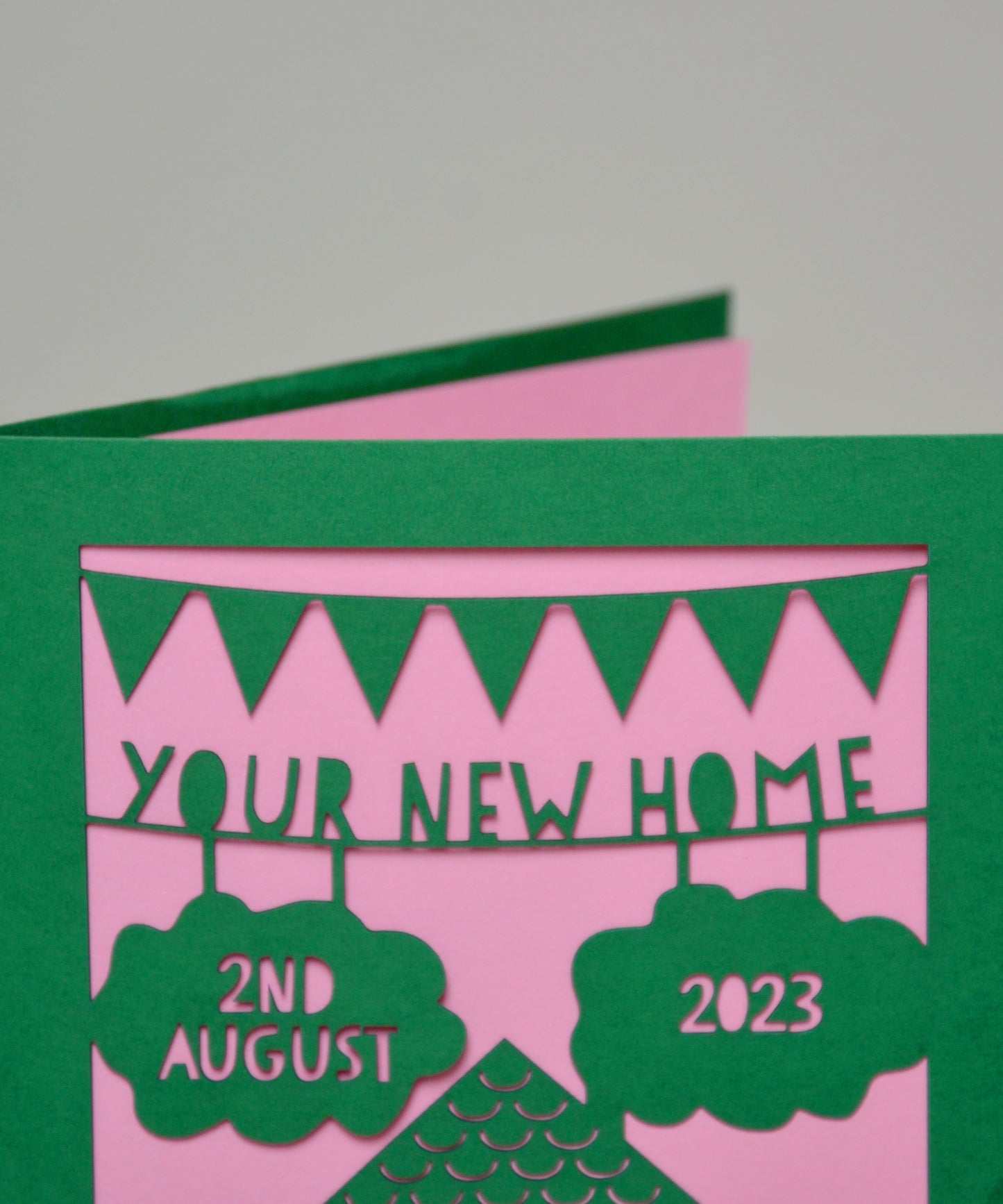 New Home Laser Cut Greeting Card