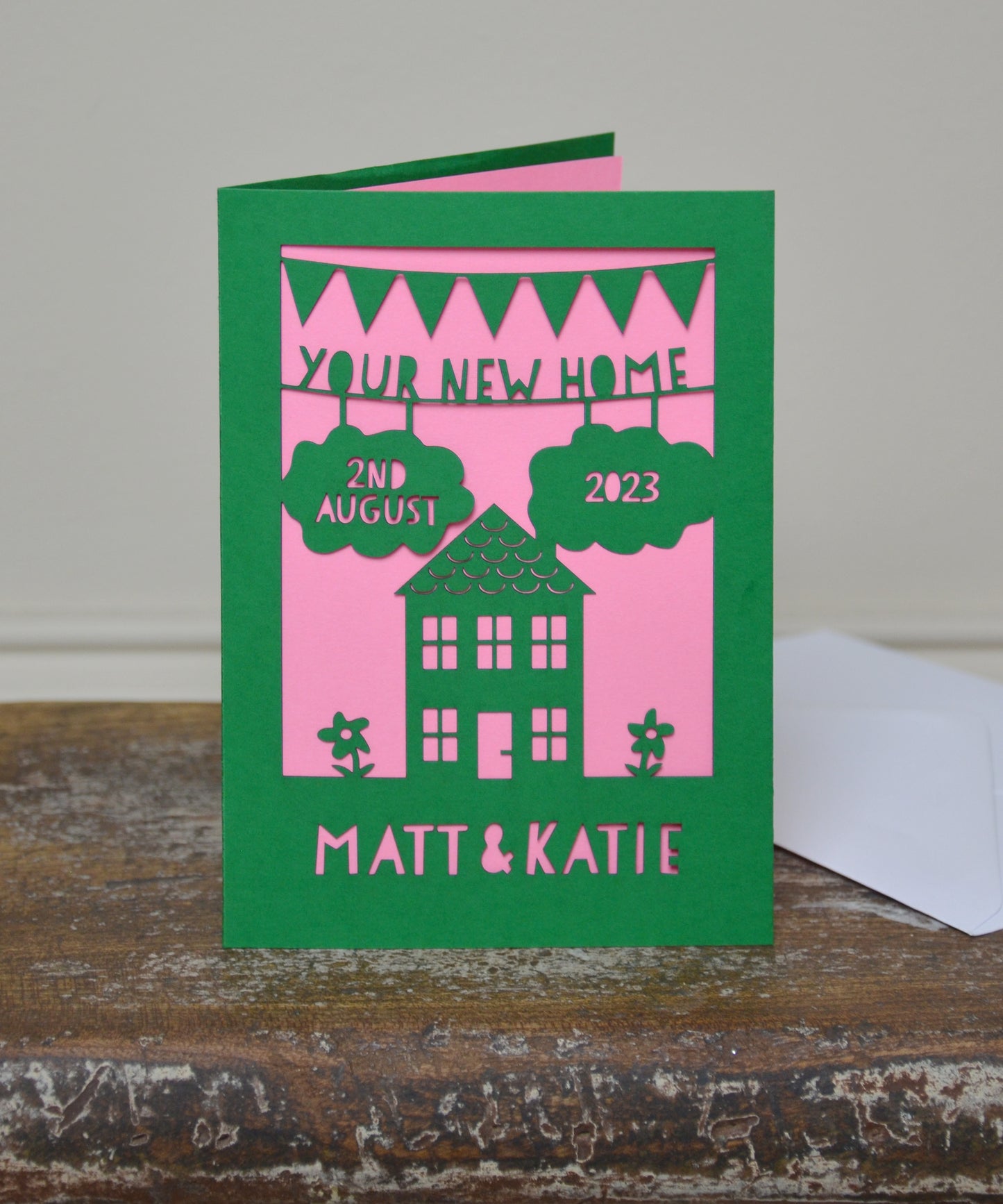 New Home Laser Cut Greeting Card