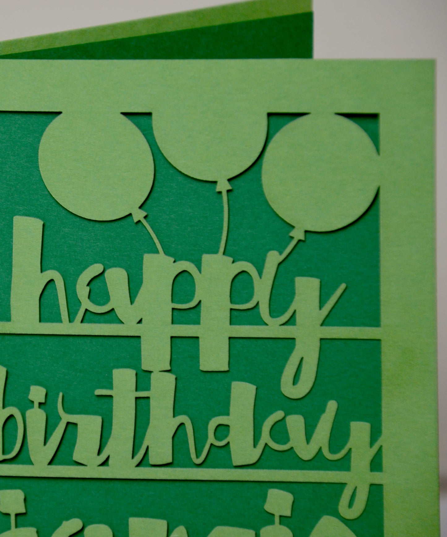 Papercut Birthday Card