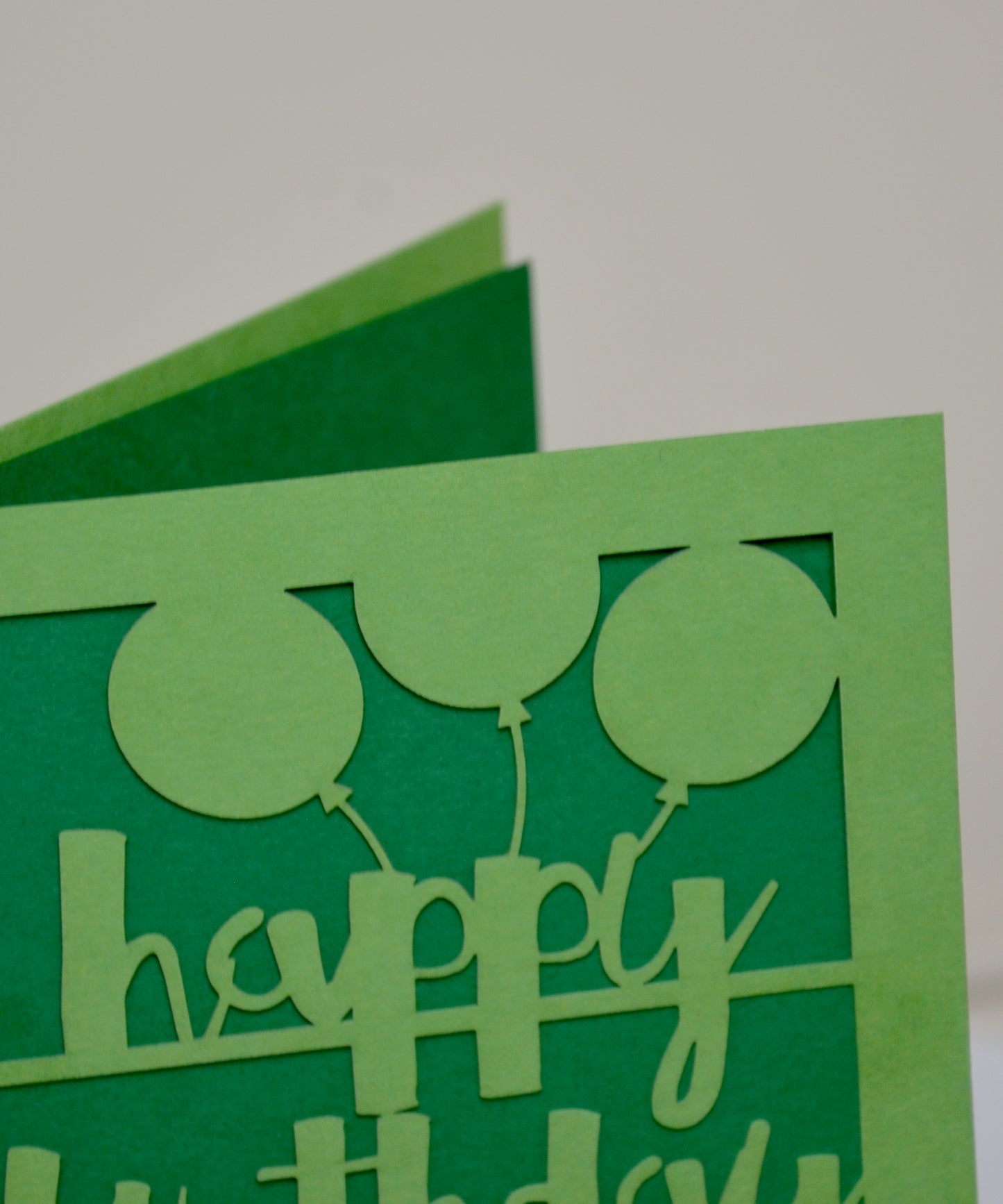 Papercut Birthday Card