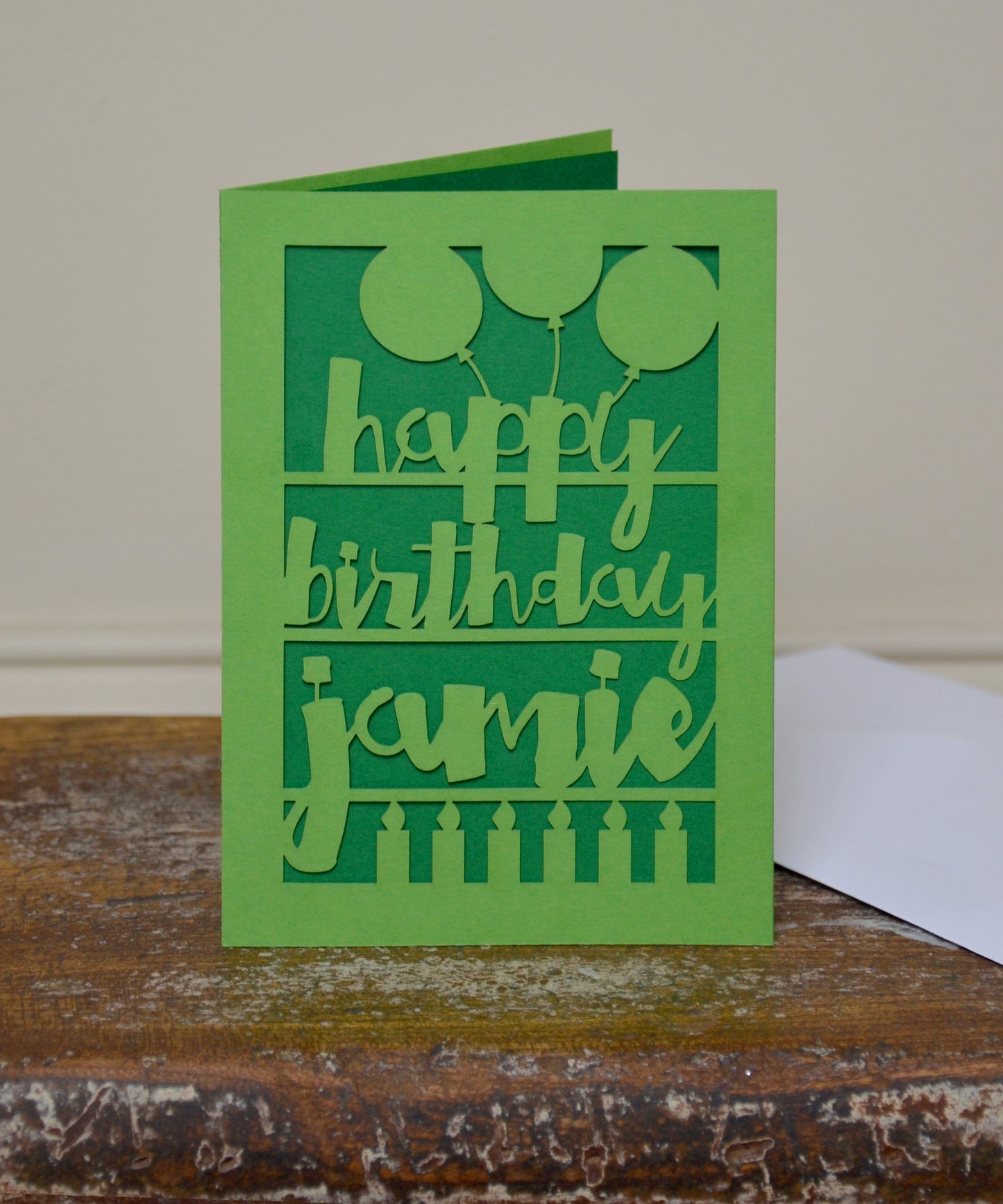 Papercut Birthday Card