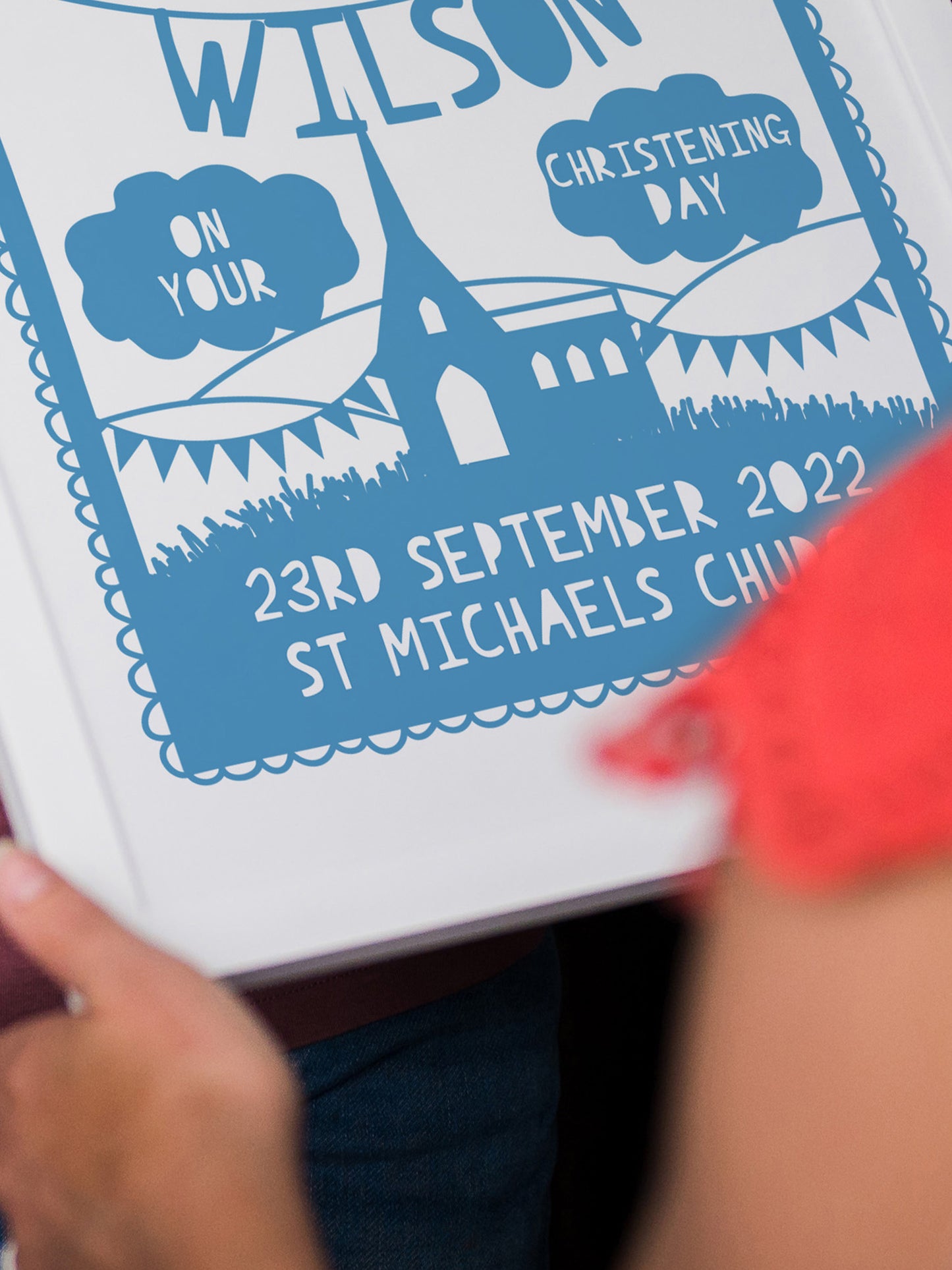 Personalised Christening Print