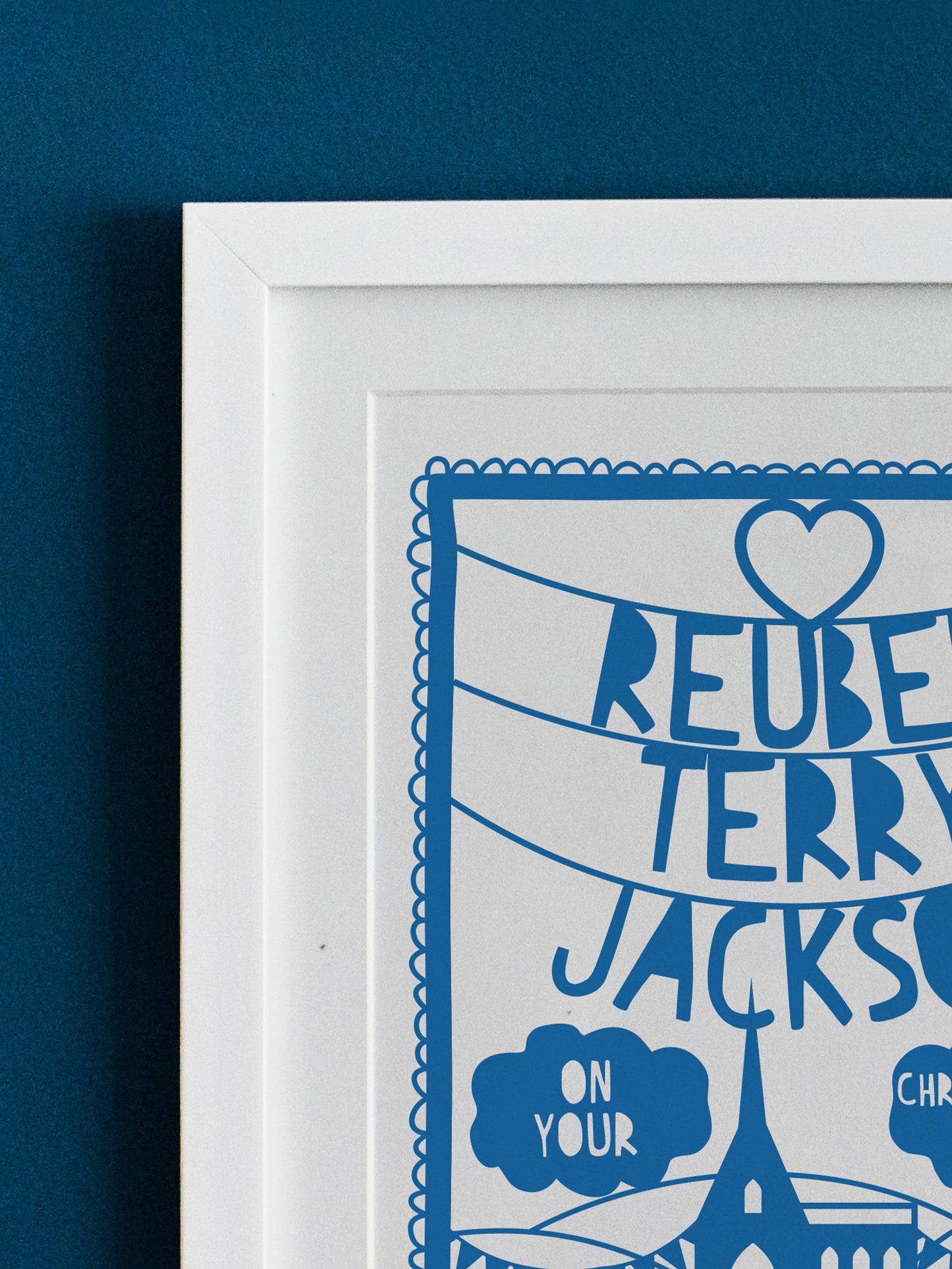 Personalised Christening Print