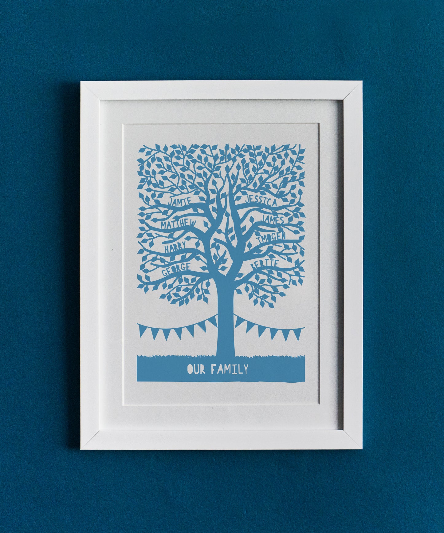 Personalised My Family Tree Print