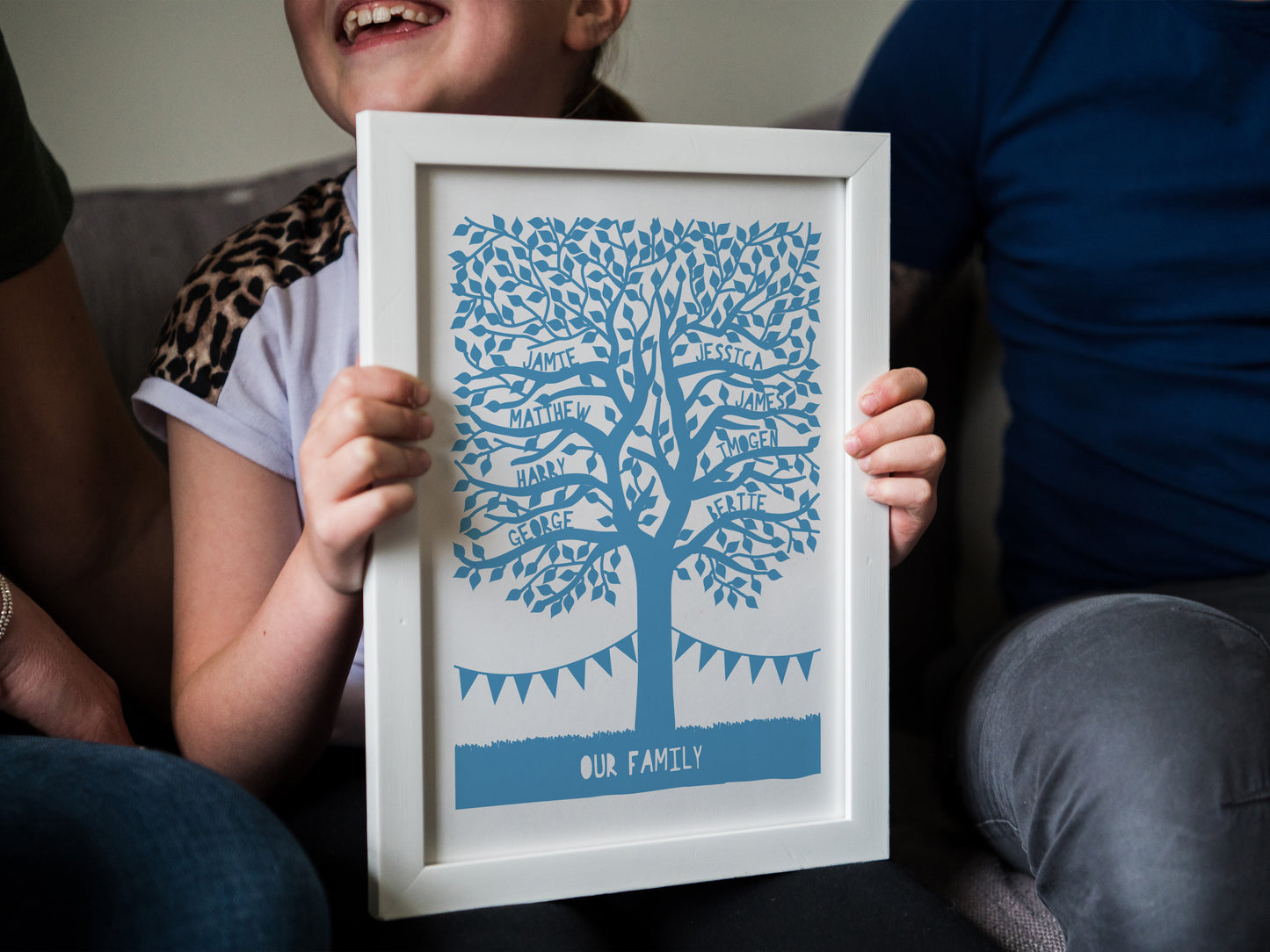 Personalised My Family Tree Print