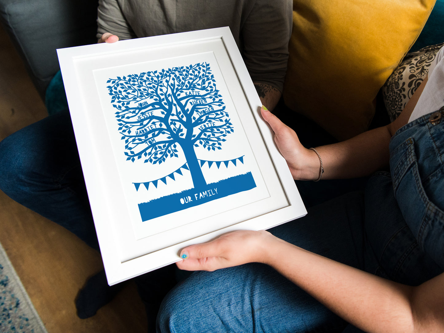 Personalised My Family Tree Print