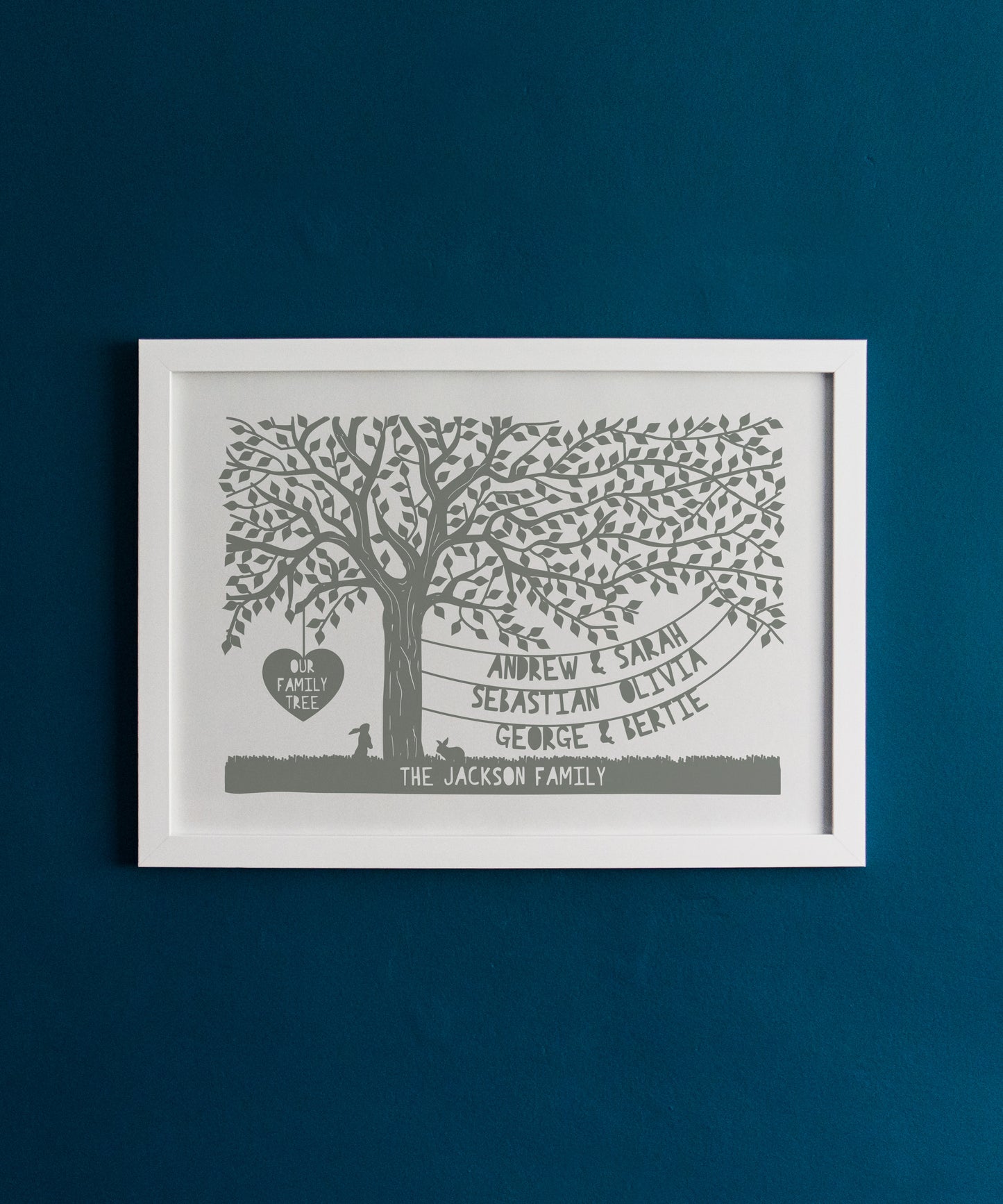 Personalised Family Tree Print