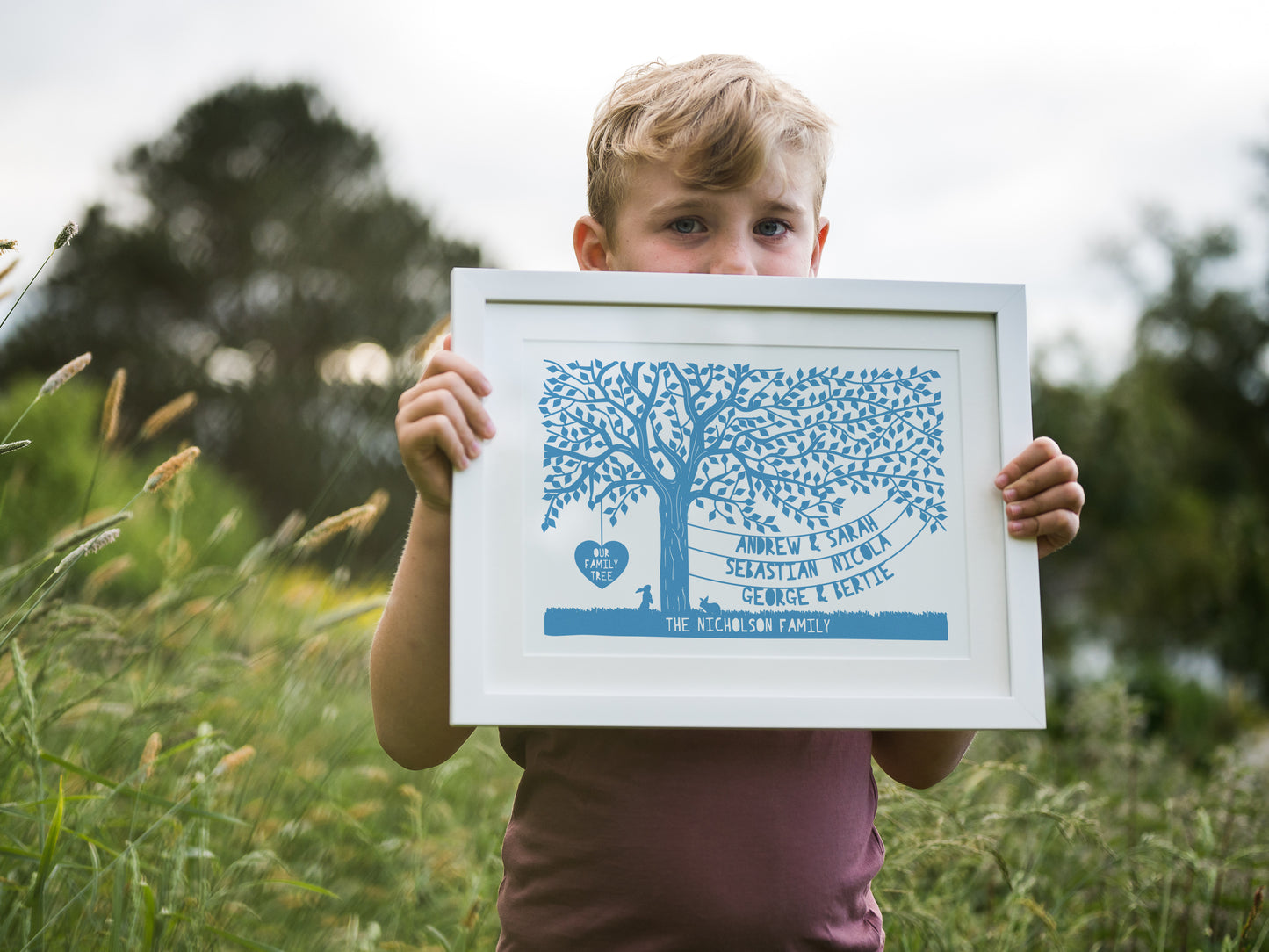 Personalised Family Tree Print